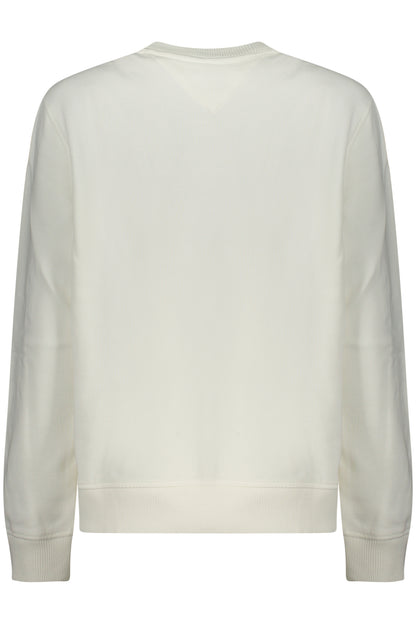 TOMMY HILFIGER WOMEN'S ZIP-UP SWEATSHIRT WHITE