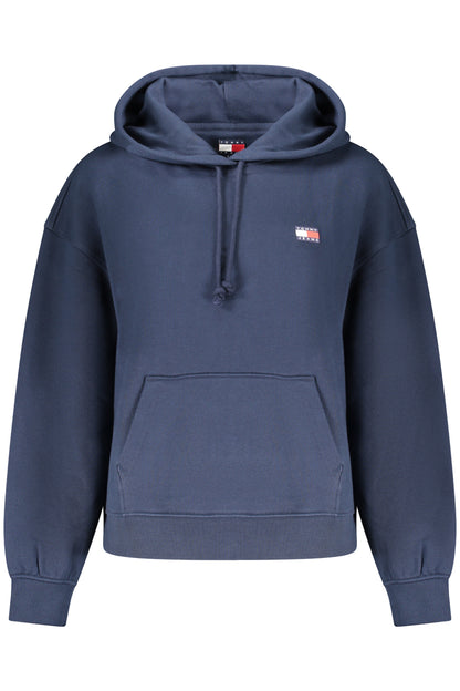 TOMMY HILFIGER WOMEN'S BLUE ZIP-UP SWEATSHIRT