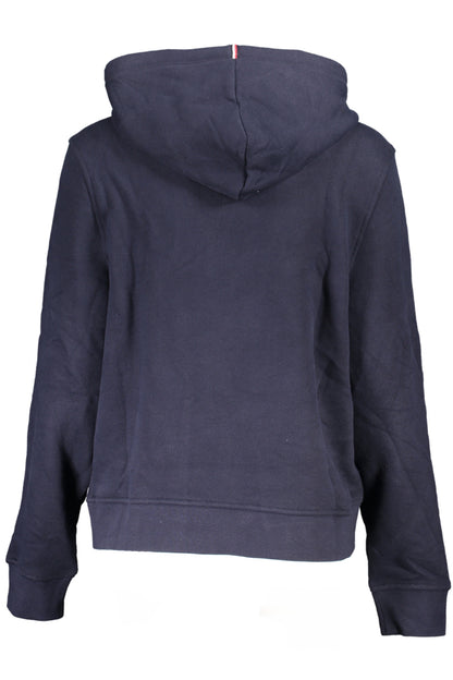 TOMMY HILFIGER WOMEN'S BLUE ZIPLESS SWEATSHIRT