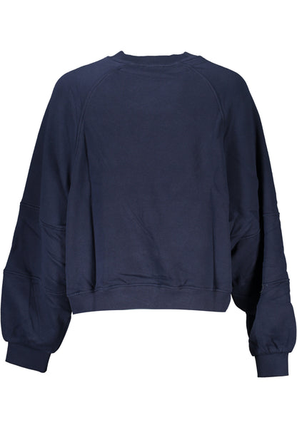 TOMMY HILFIGER WOMEN'S BLUE ZIPLESS SWEATSHIRT