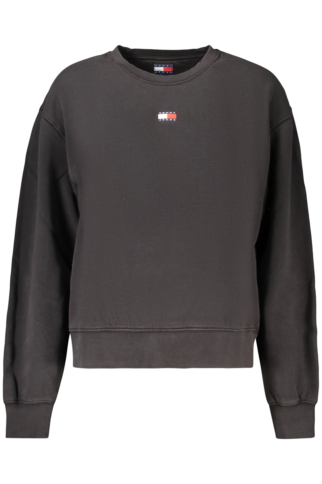 TOMMY HILFIGER WOMEN'S BLACK ZIP-UP SWEATSHIRT