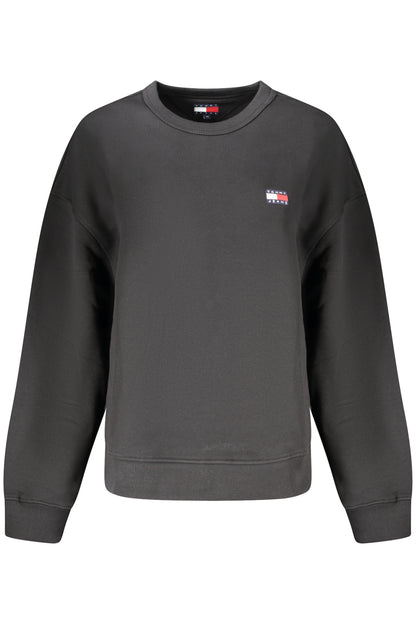 TOMMY HILFIGER SWEATSHIRT WITHOUT ZIP WOMEN BLACK
