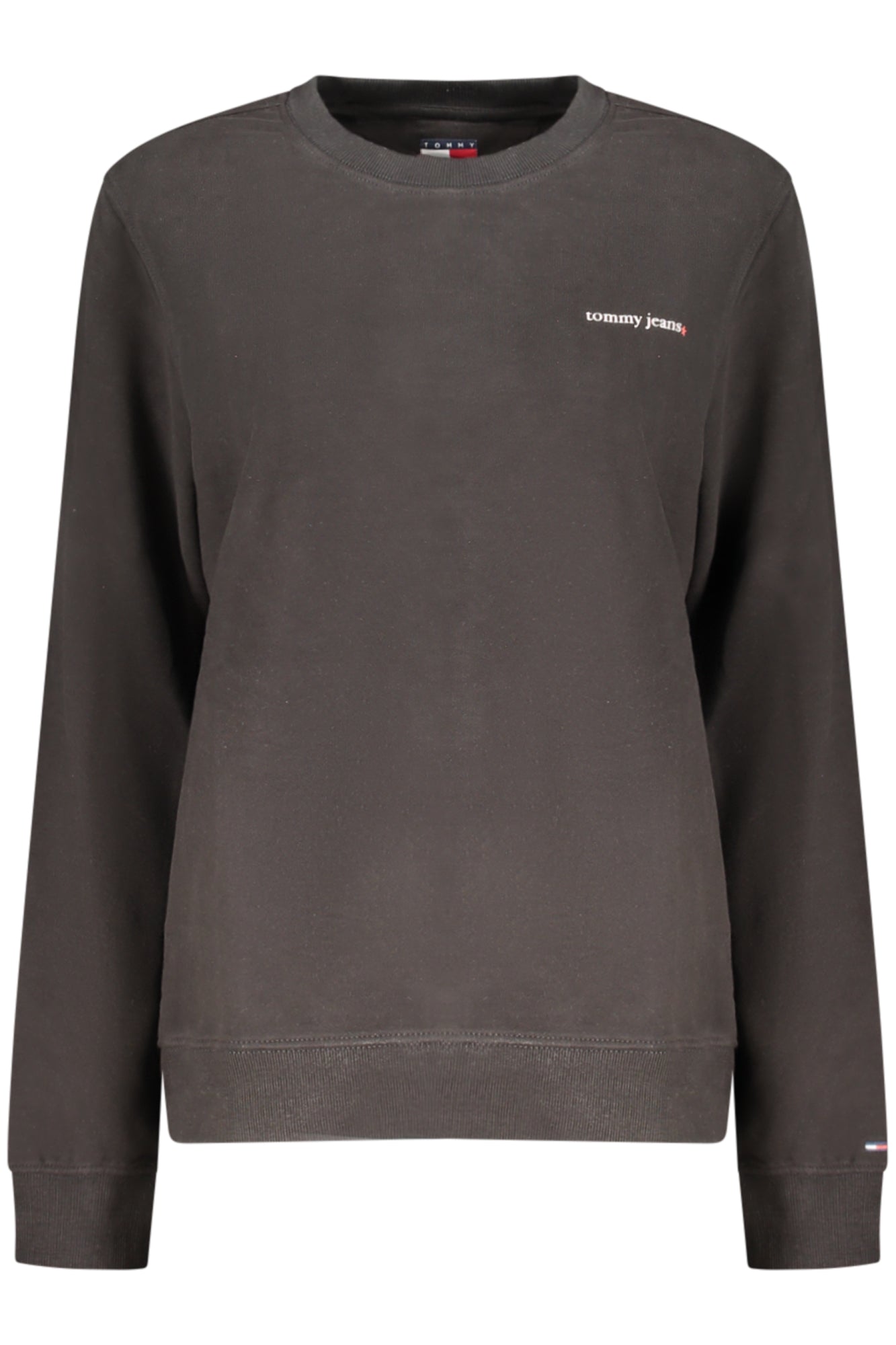 TOMMY HILFIGER WOMEN'S BLACK ZIP-UP SWEATSHIRT