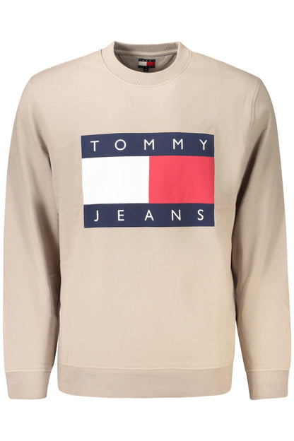 TOMMY HILFIGER MEN'S ZIP-UP SWEATSHIRT, BEIGE