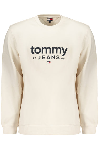 TOMMY HILFIGER MEN'S ZIP-UP SWEATSHIRT WHITE