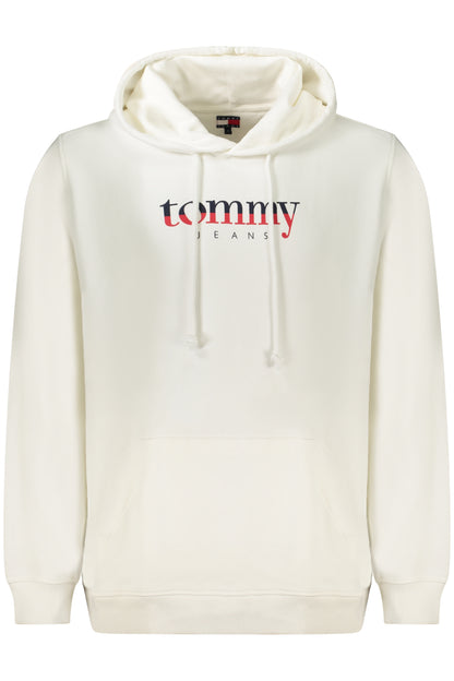 TOMMY HILFIGER MEN'S ZIP-UP SWEATSHIRT WHITE