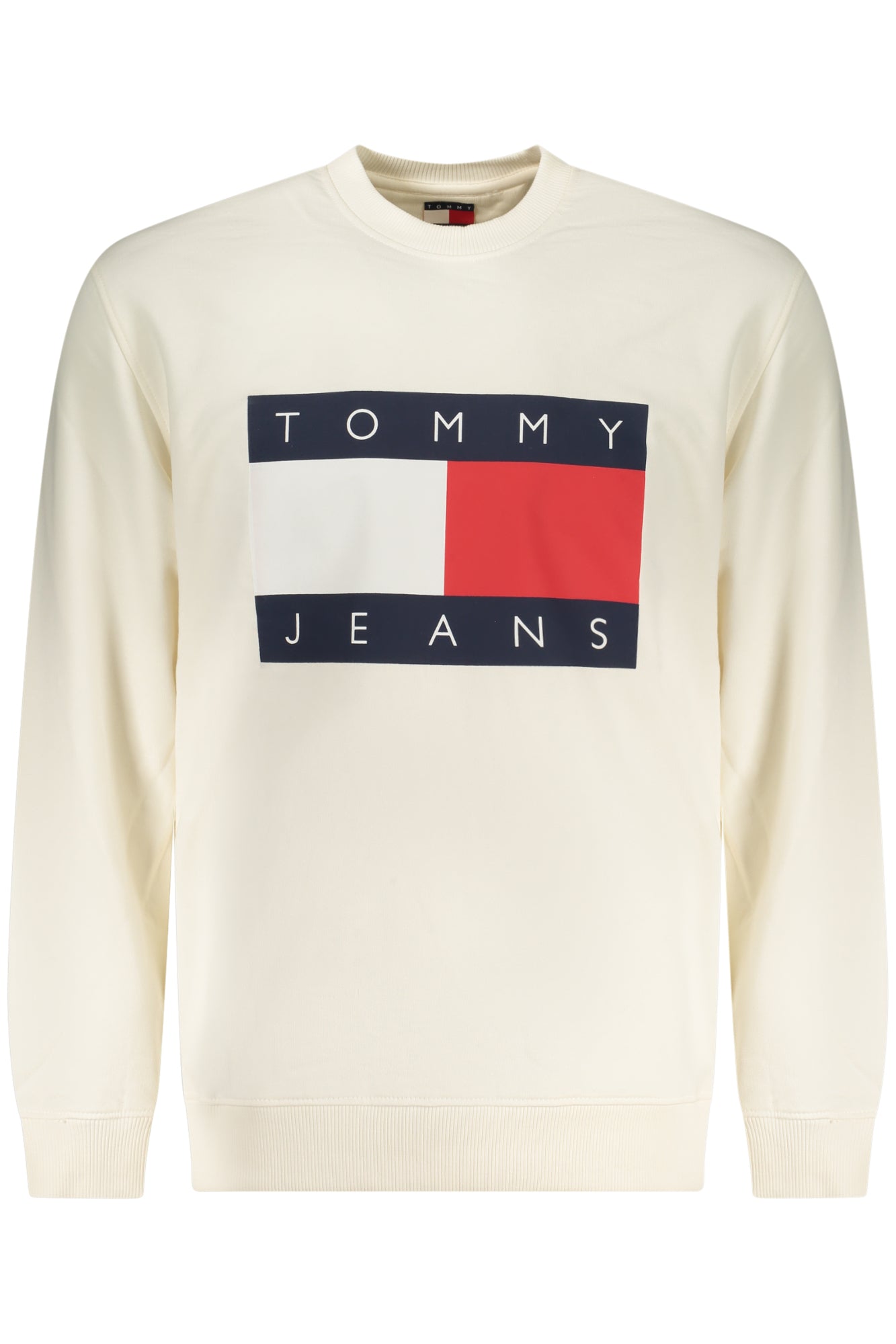 TOMMY HILFIGER MEN'S ZIP-UP SWEATSHIRT WHITE