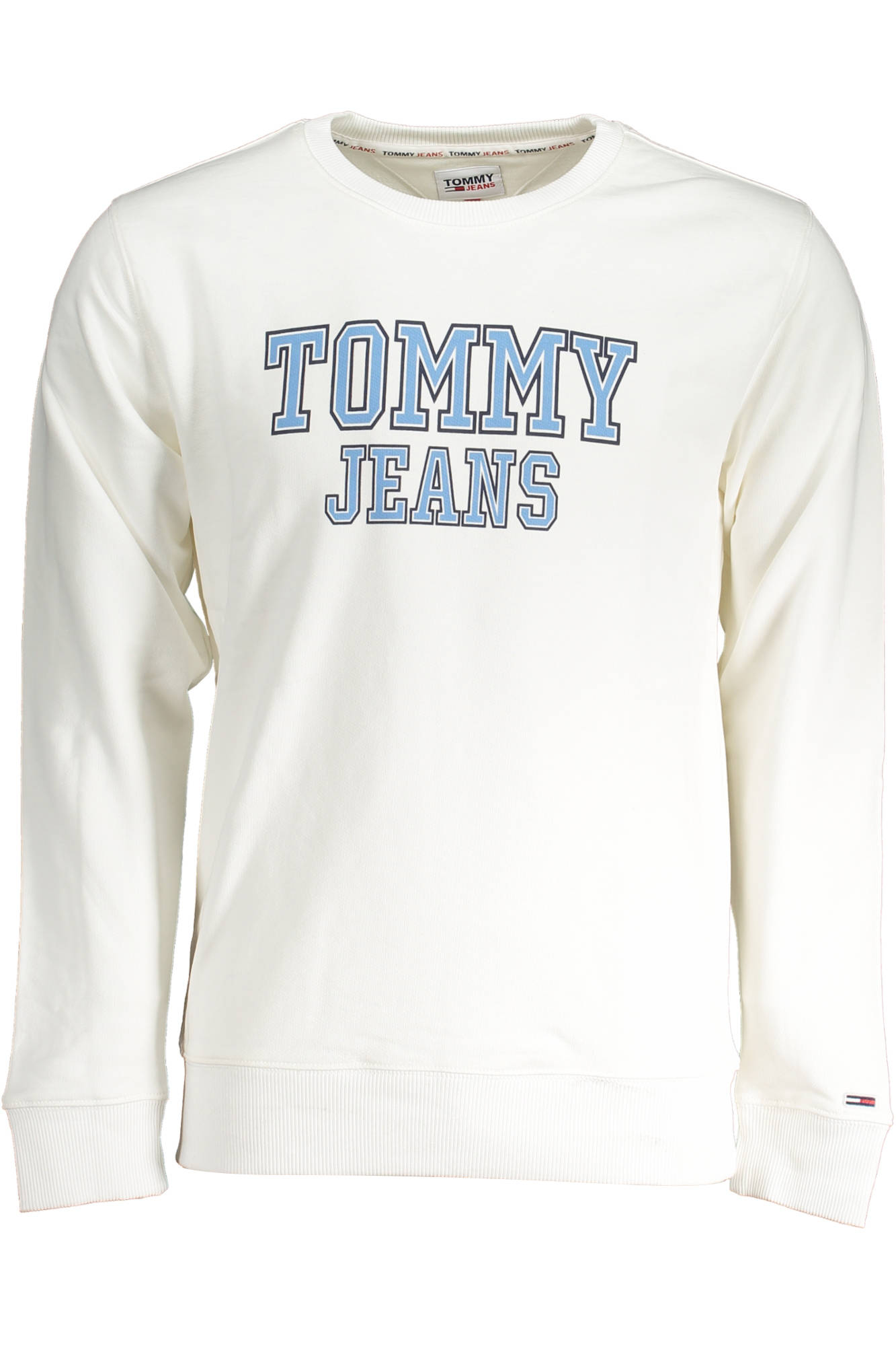 TOMMY HILFIGER MAN WHITE SWEATSHIRT WITHOUT ZIP