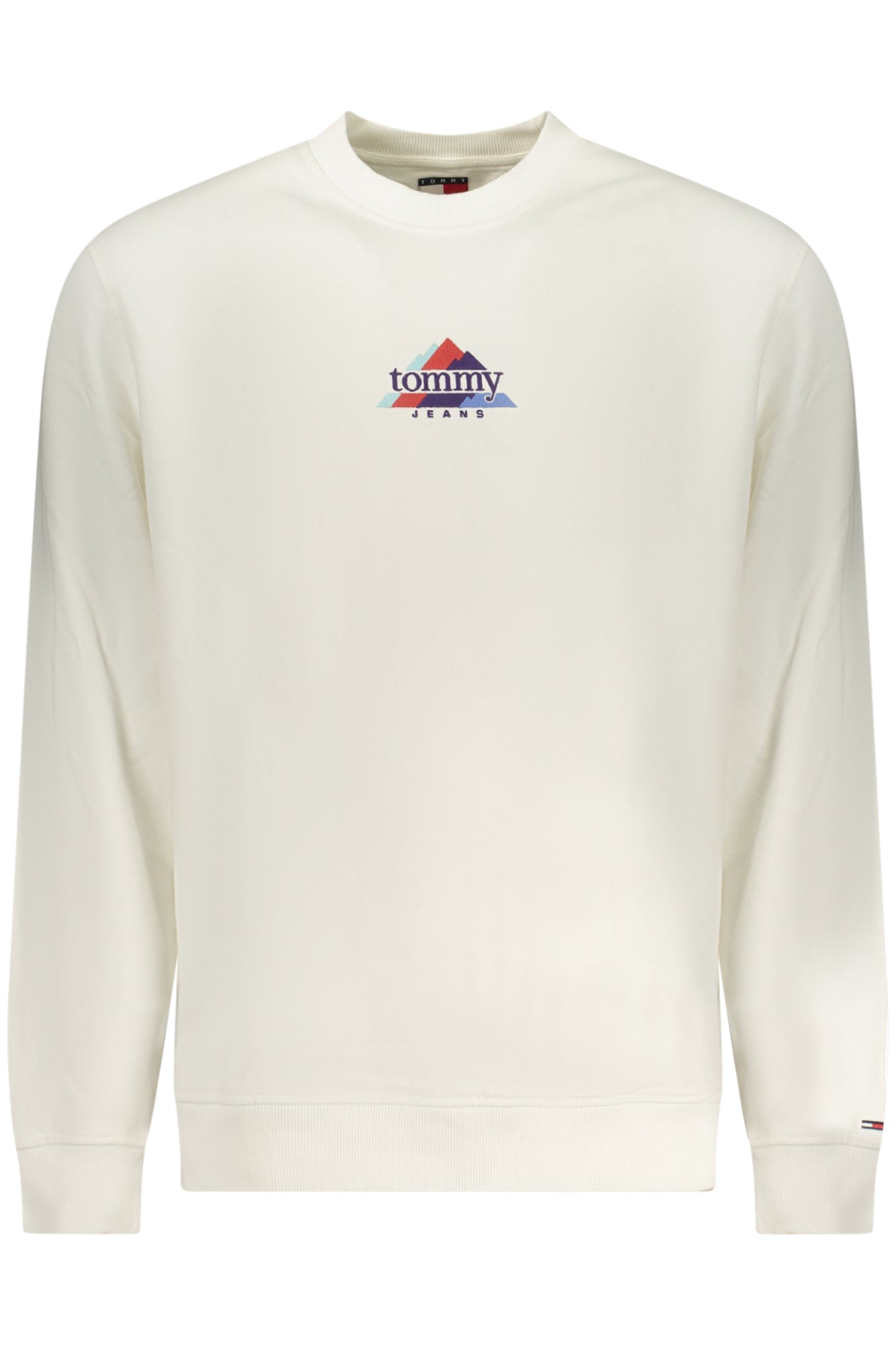 TOMMY HILFIGER MEN'S ZIP-UP SWEATSHIRT WHITE