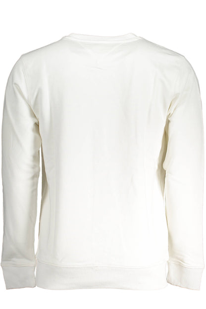 TOMMY HILFIGER MAN WHITE SWEATSHIRT WITHOUT ZIP