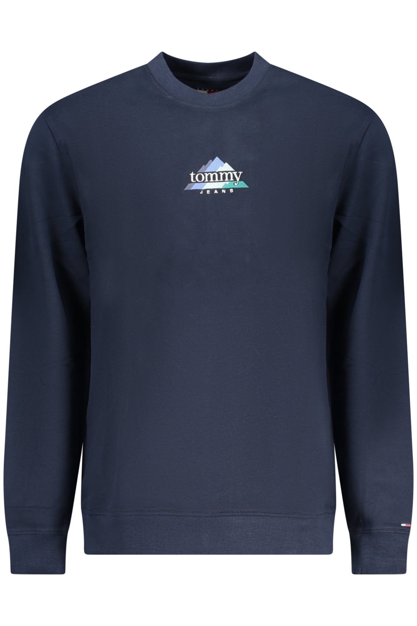 TOMMY HILFIGER MEN'S BLUE ZIP-UP SWEATSHIRT