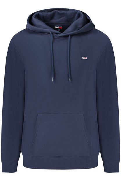 TOMMY HILFIGER MEN'S BLUE ZIP-UP SWEATSHIRT
