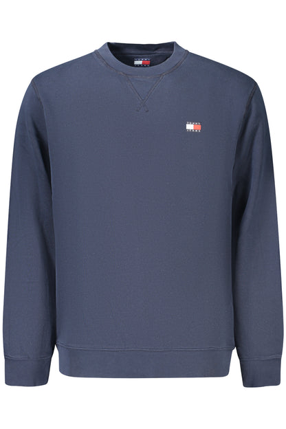 TOMMY HILFIGER MEN'S BLUE ZIP-UP SWEATSHIRT