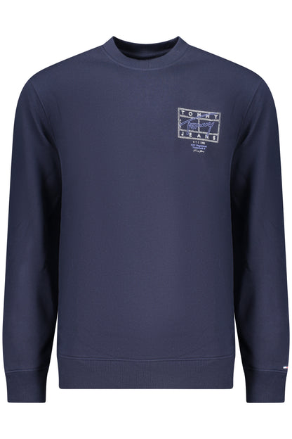 TOMMY HILFIGER MEN'S BLUE ZIP-UP SWEATSHIRT