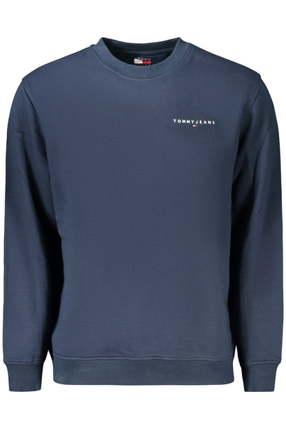 TOMMY HILFIGER MEN'S BLUE ZIP-UP SWEATSHIRT