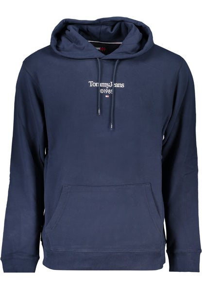 TOMMY HILFIGER MEN'S BLUE ZIPLESS SWEATSHIRT