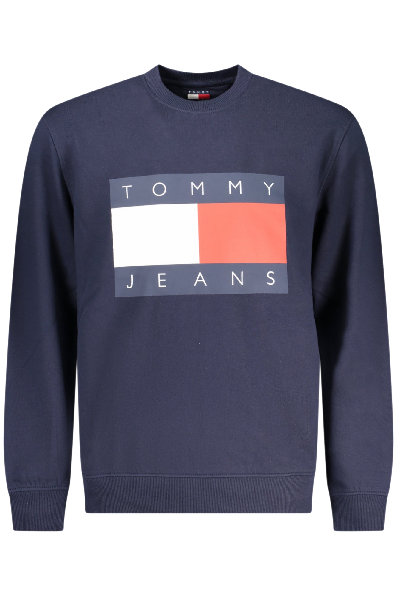 TOMMY HILFIGER MEN'S BLUE ZIP-UP SWEATSHIRT