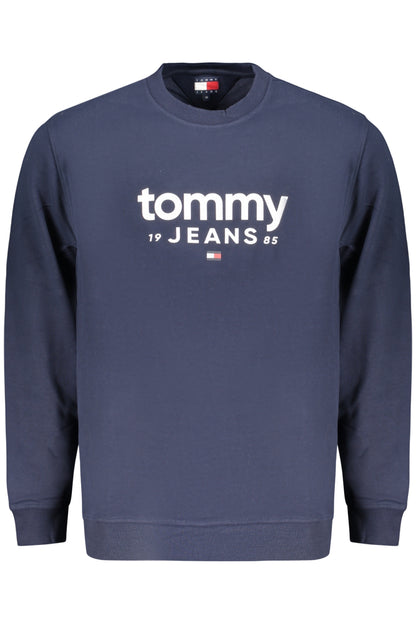 TOMMY HILFIGER MEN'S BLUE ZIP-UP SWEATSHIRT