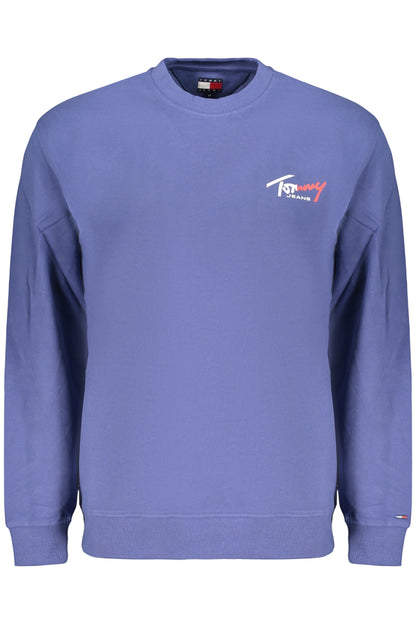 TOMMY HILFIGER MEN'S BLUE ZIP-UP SWEATSHIRT