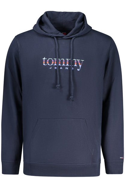 TOMMY HILFIGER MEN'S BLUE ZIP-UP SWEATSHIRT