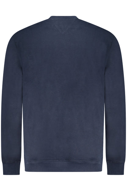 TOMMY HILFIGER MEN'S BLUE ZIP-UP SWEATSHIRT