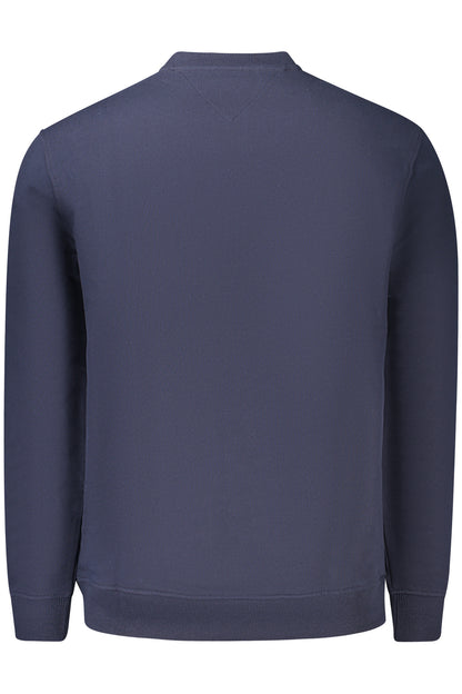TOMMY HILFIGER MEN'S BLUE ZIP-UP SWEATSHIRT