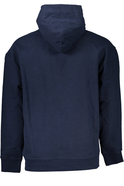 TOMMY HILFIGER MEN'S BLUE ZIPLESS SWEATSHIRT