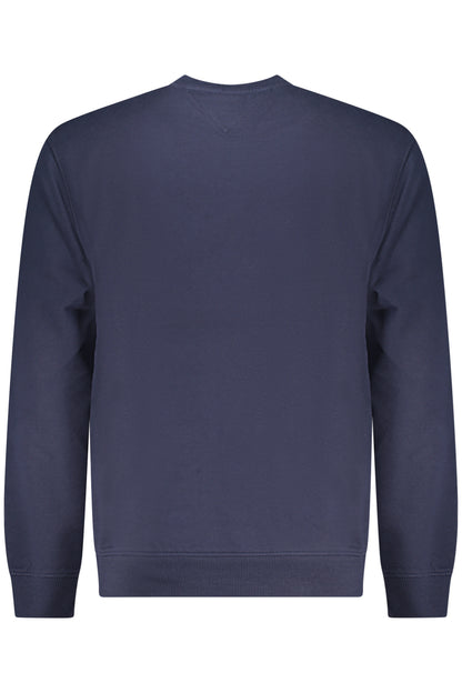 TOMMY HILFIGER MEN'S BLUE ZIP-UP SWEATSHIRT