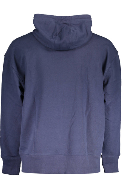 TOMMY HILFIGER MEN'S BLUE ZIPLESS SWEATSHIRT
