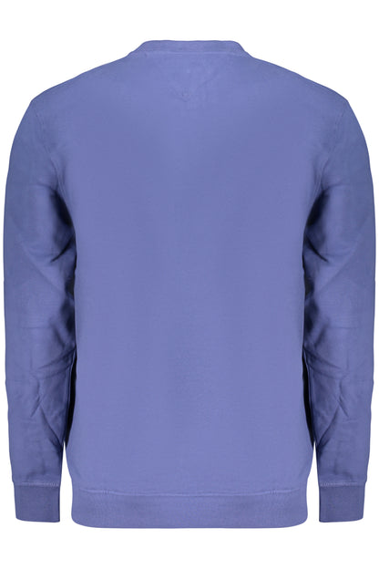 TOMMY HILFIGER MEN'S BLUE ZIP-UP SWEATSHIRT