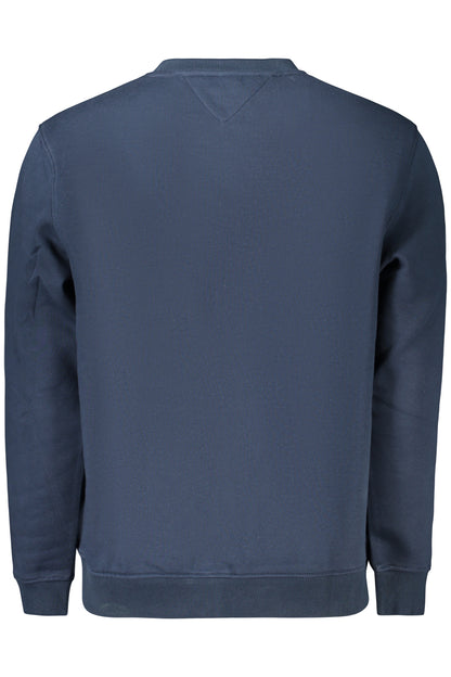 TOMMY HILFIGER MEN'S BLUE ZIP-UP SWEATSHIRT