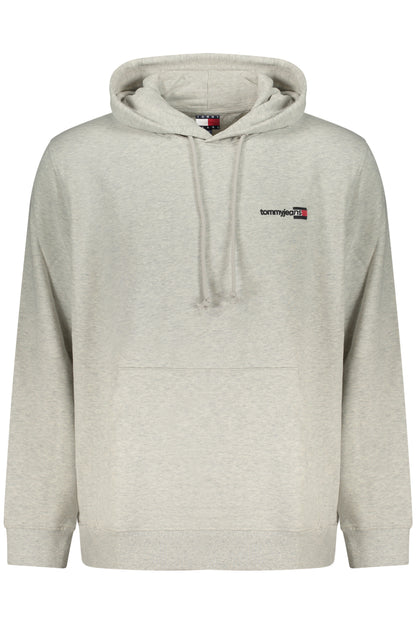 TOMMY HILFIGER MEN'S GRAY ZIP-UP SWEATSHIRT