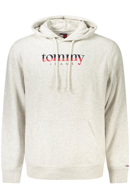 TOMMY HILFIGER MEN'S GRAY ZIP-UP SWEATSHIRT