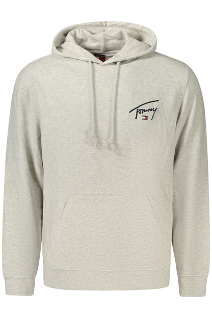 SWEAT-SHIRT GRIS À FERMETURE ÉCLAIR POUR HOMME TOMMY HILFIGER