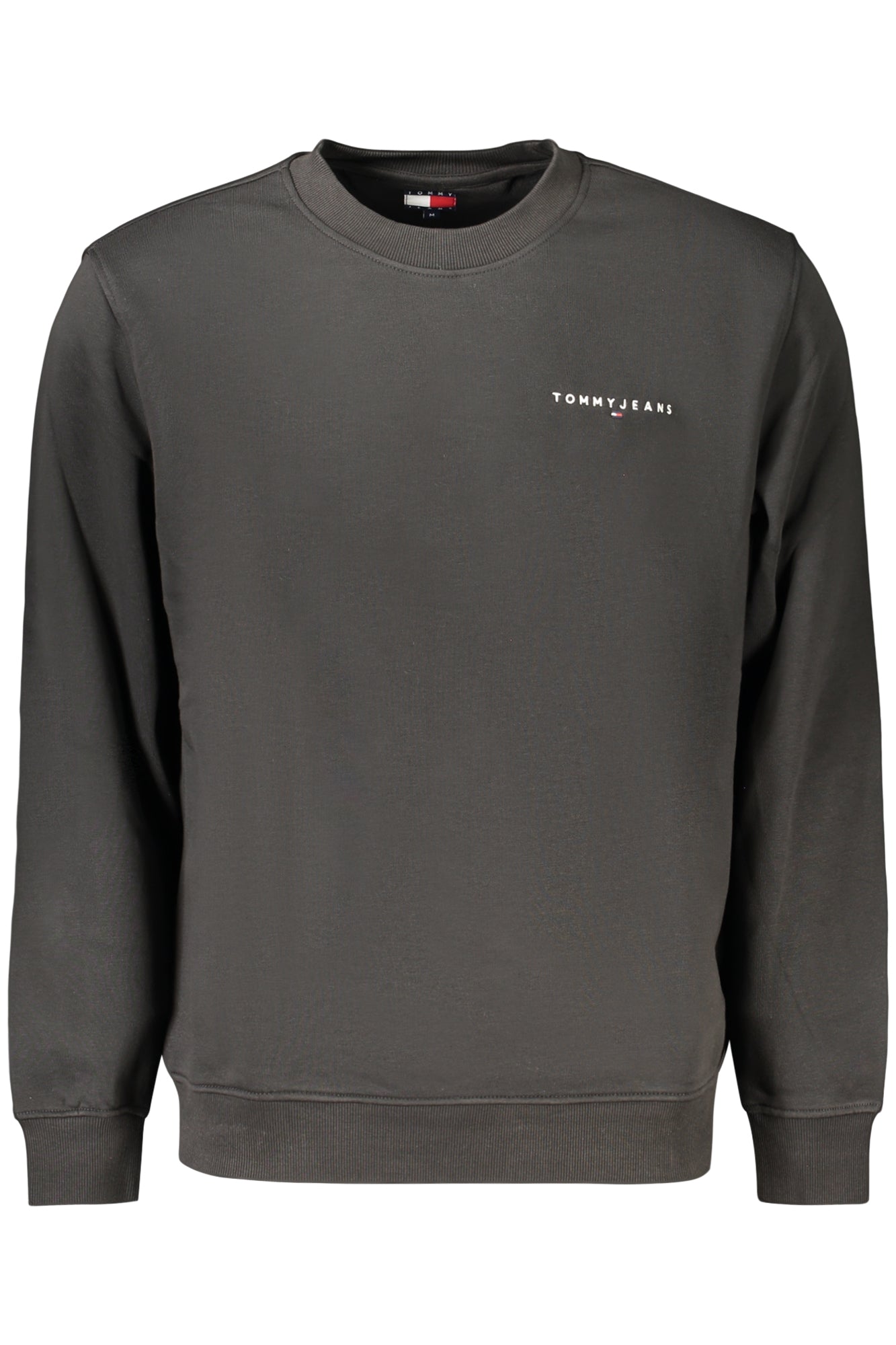 TOMMY HILFIGER MEN'S BLACK ZIP-UP SWEATSHIRT