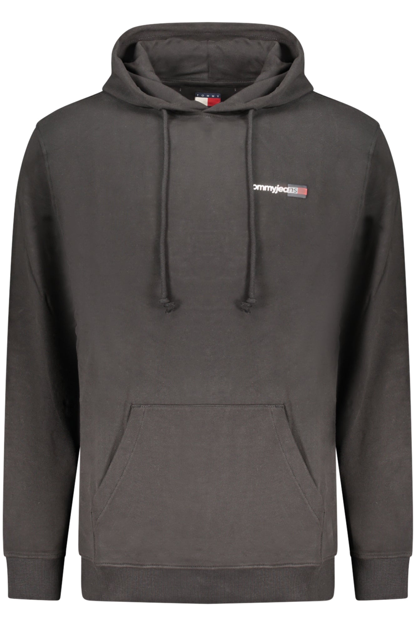 TOMMY HILFIGER MEN'S BLACK ZIP-UP SWEATSHIRT