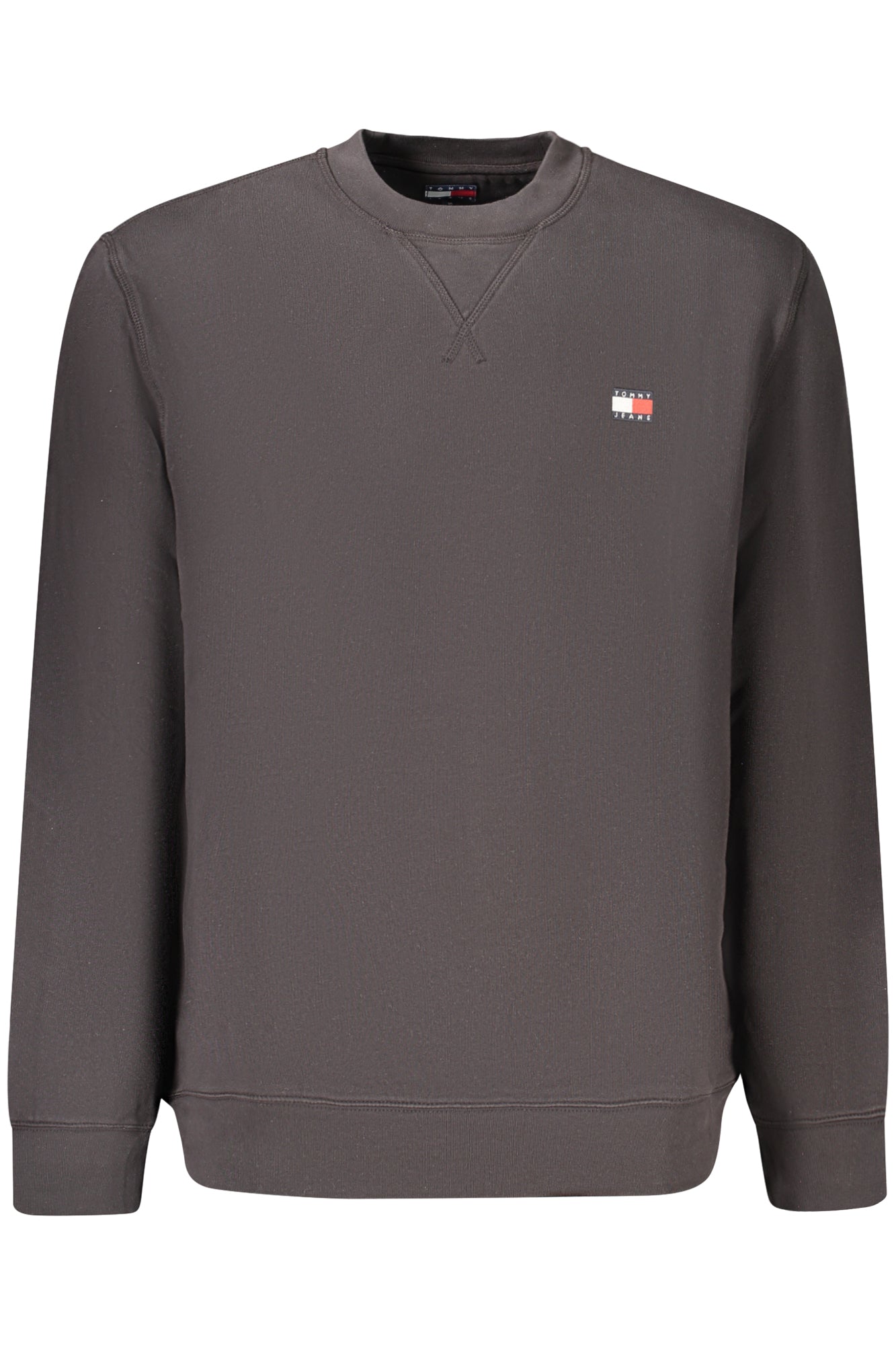 TOMMY HILFIGER MEN'S BLACK ZIP-UP SWEATSHIRT