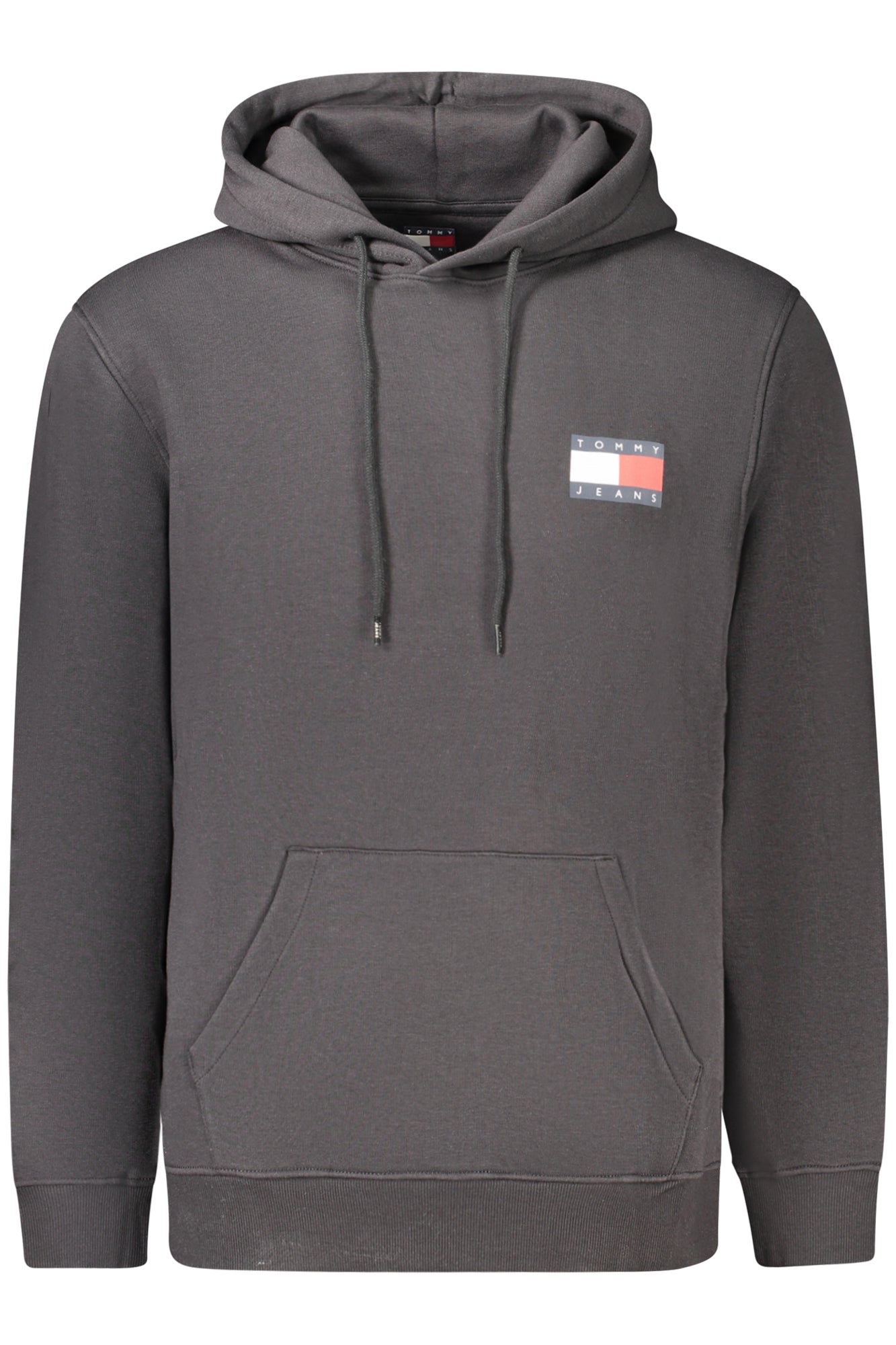 TOMMY HILFIGER MEN'S BLACK ZIP-UP SWEATSHIRT