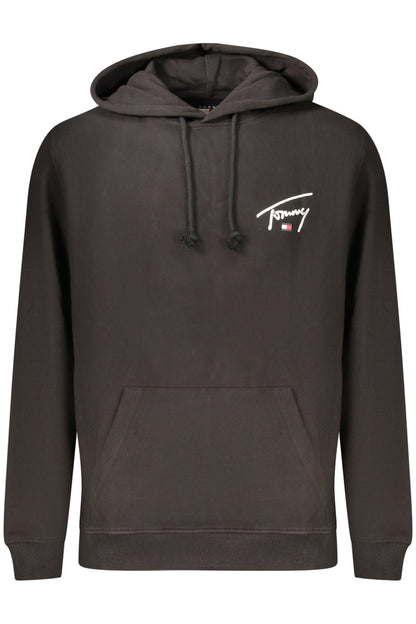 SWEAT-SHIRT NOIR À FERMETURE ÉCLAIR POUR HOMME TOMMY HILFIGER