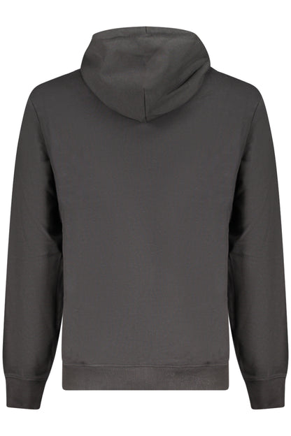 TOMMY HILFIGER MEN'S BLACK ZIP-UP SWEATSHIRT