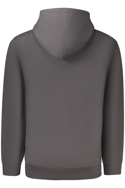 TOMMY HILFIGER MEN'S BLACK ZIP-UP SWEATSHIRT