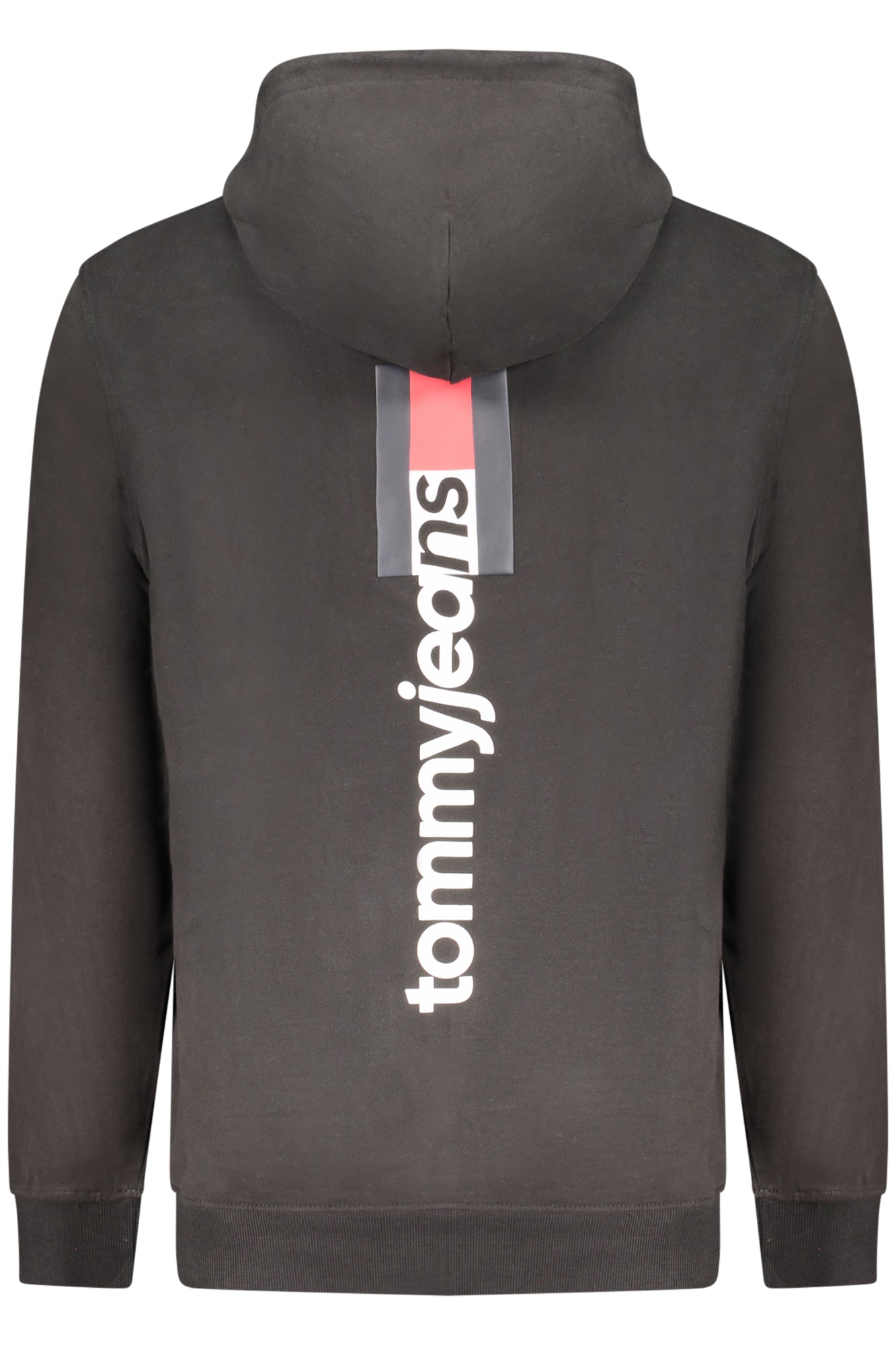 TOMMY HILFIGER MEN'S BLACK ZIP-UP SWEATSHIRT