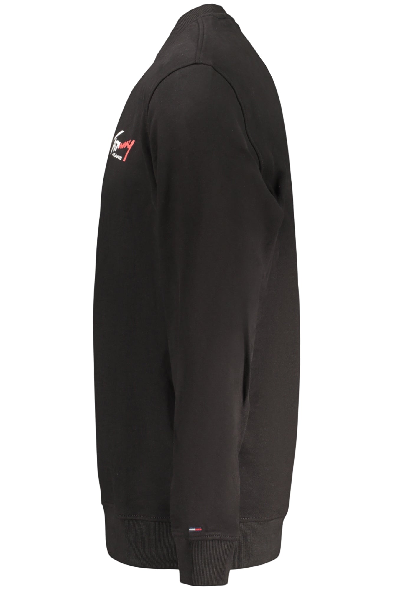 TOMMY HILFIGER MEN'S BLACK ZIP-UP SWEATSHIRT