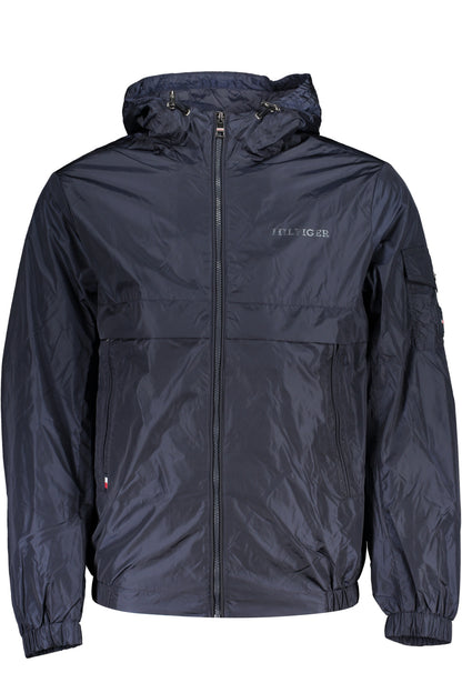 TOMMY HILFIGER MEN'S BLUE SPORTS JACKET
