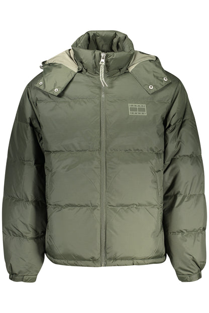 TOMMY HILFIGER MEN'S GREEN JACKET