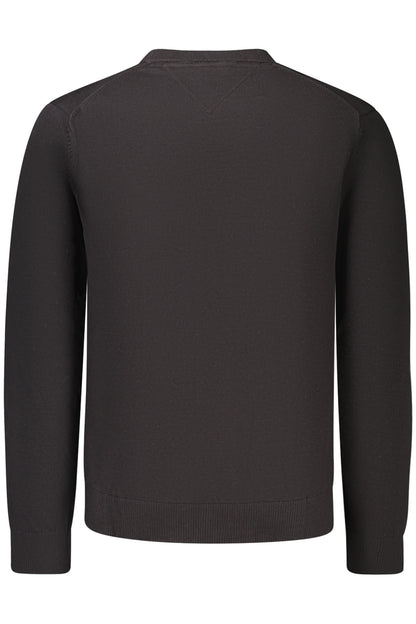 TOMMY HILFIGER MEN'S BLACK SWEATER