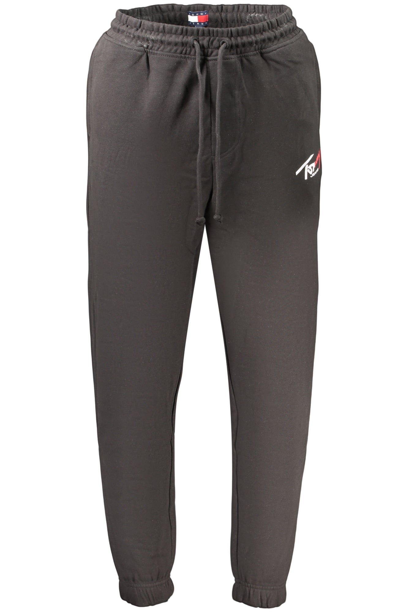 TOMMY HILFIGER MEN'S BLACK LONG SWEATPANTS