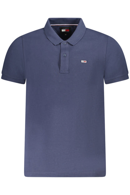 TOMMY HILFIGER MEN'S SHORT-SLEEVE POLO SHIRT, BLUE