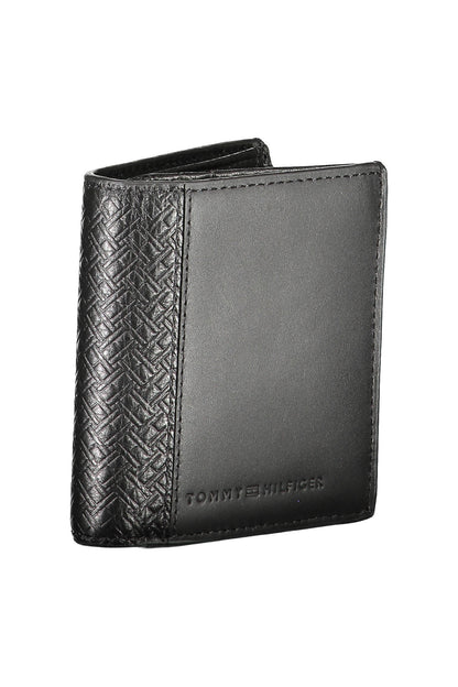 TOMMY HILFIGER BLACK MEN'S WALLET