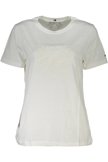 TOMMY HILFIGER WOMEN'S SHORT-SLEEVE T-SHIRT WHITE